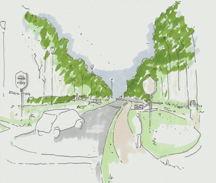 sketch concept road